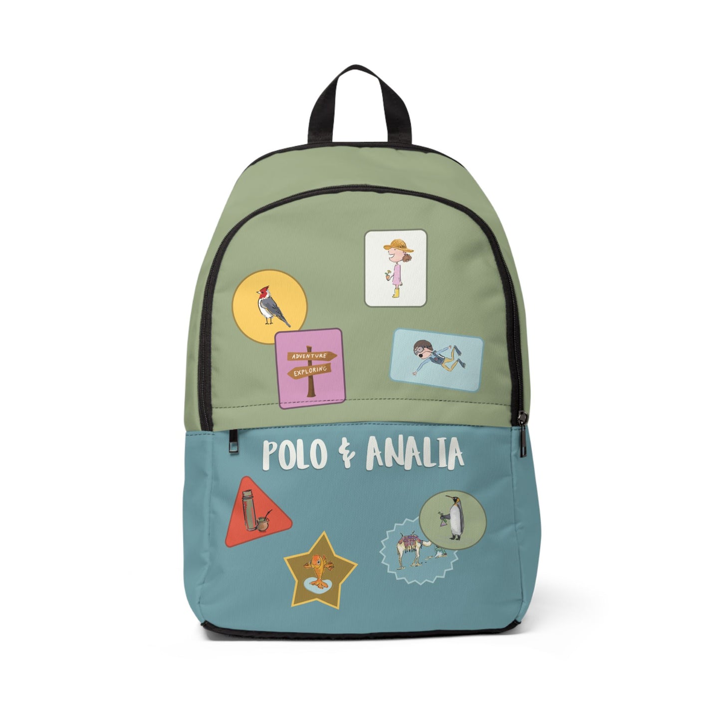 Polo & Analia Kids Backpack | Adventure Patch Daypack for School and Travel