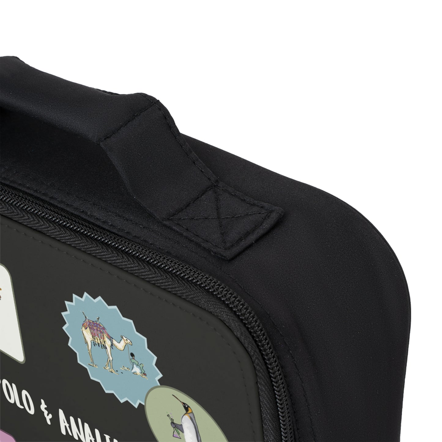 Polo & Analia Kids Lunch Bag | Insulated Lunch Box with Adventure Patch Design