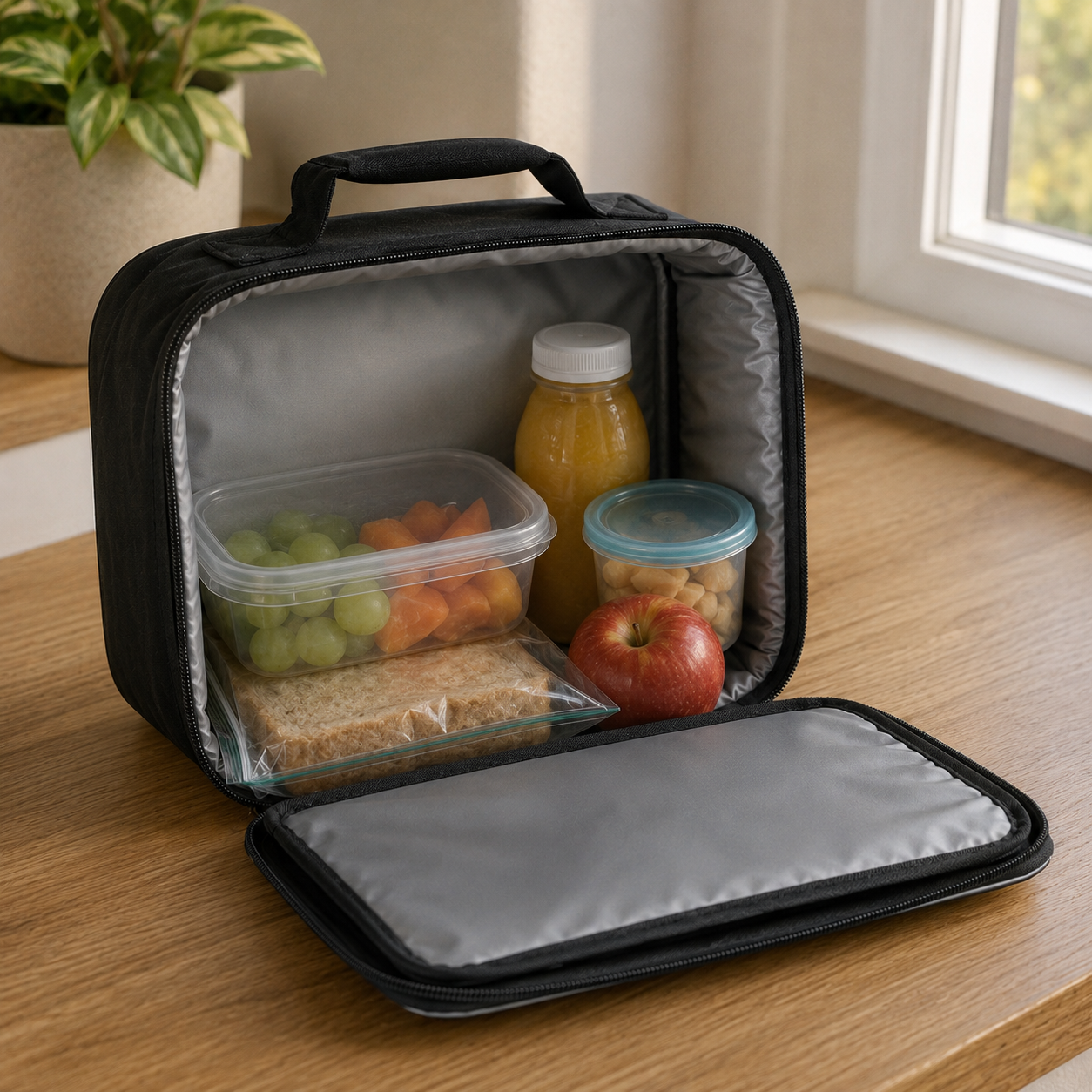 Polo & Analia Kids Lunch Bag | Insulated Lunch Box with Adventure Patch Design
